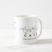 Cate peptide name mug (Front Right)