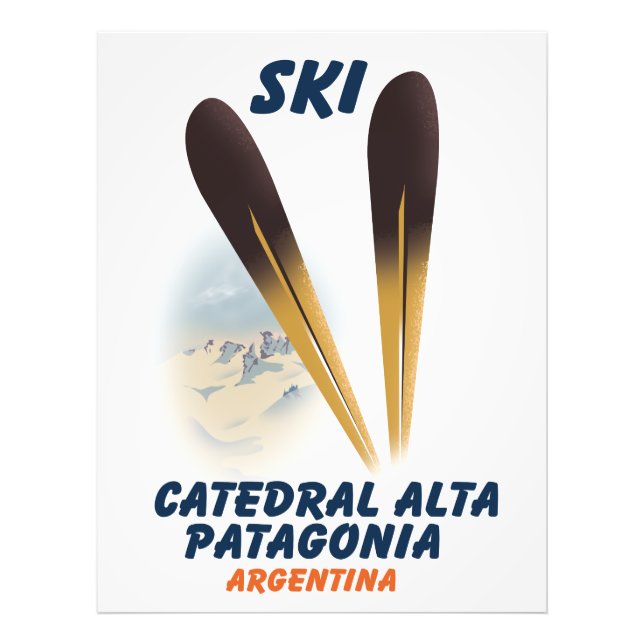 Catedral Alta Patagonia, Argentina ski poster (Front)