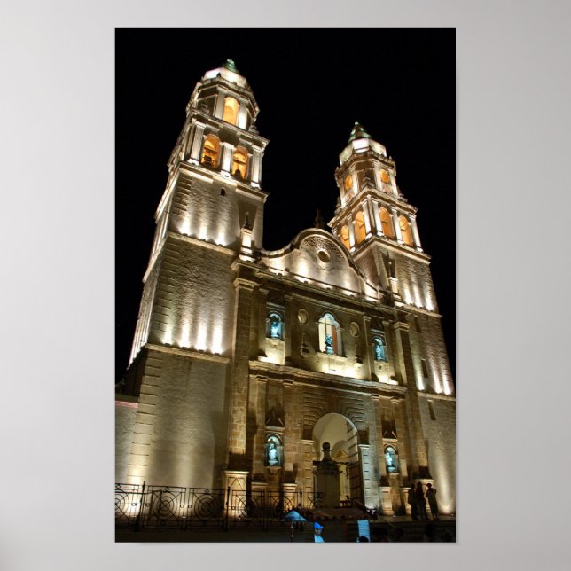 Catedral de Campeche Poster (Front)