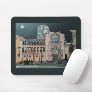 Catedral de Santa María Painting by Alfred Fox Mouse Mat