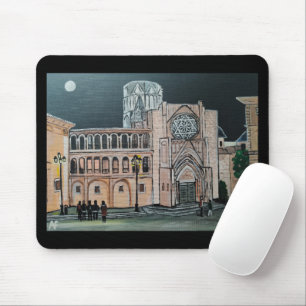 Catedral de Santa María Painting by Alfred Fox Mouse Mat