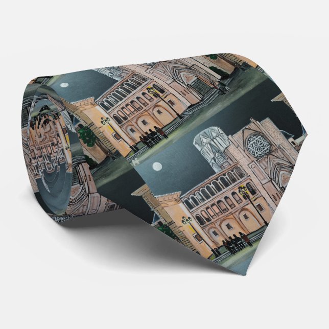 Catedral de Santa María Painting by Alfred Fox Tie (Rolled)