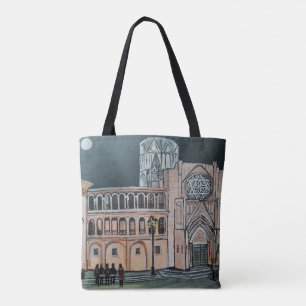 Catedral de Santa María Painting by Alfred Fox Tote Bag