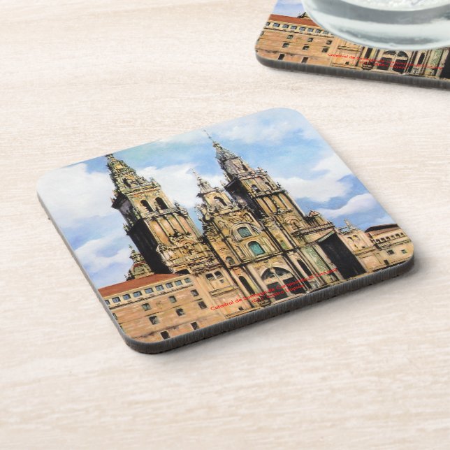 Catedral de Santiago de Compostela (A Coruña) Coaster (Left Side)