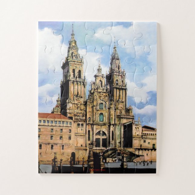 Catedral de Santiago de Compostela Jigsaw Puzzle (Vertical)