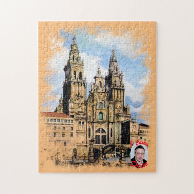 Catedral de Santiago de Compostela Jigsaw Puzzle (Vertical)