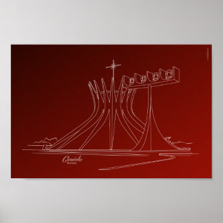 Catedral Metropolitana de Brasília Poster