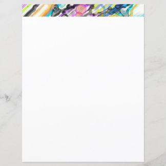 CATEGORY FIVES SWIRLING ABSTRACT ART DESIGN LETTE