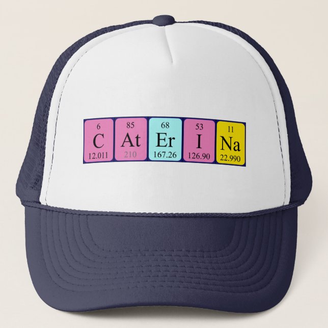 Caterina periodic table name hat (Front)