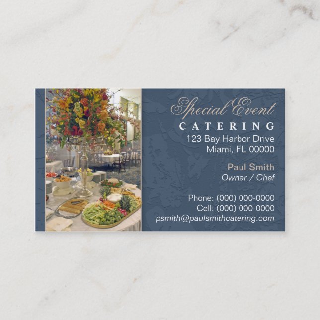 Catering Business Card (Front)