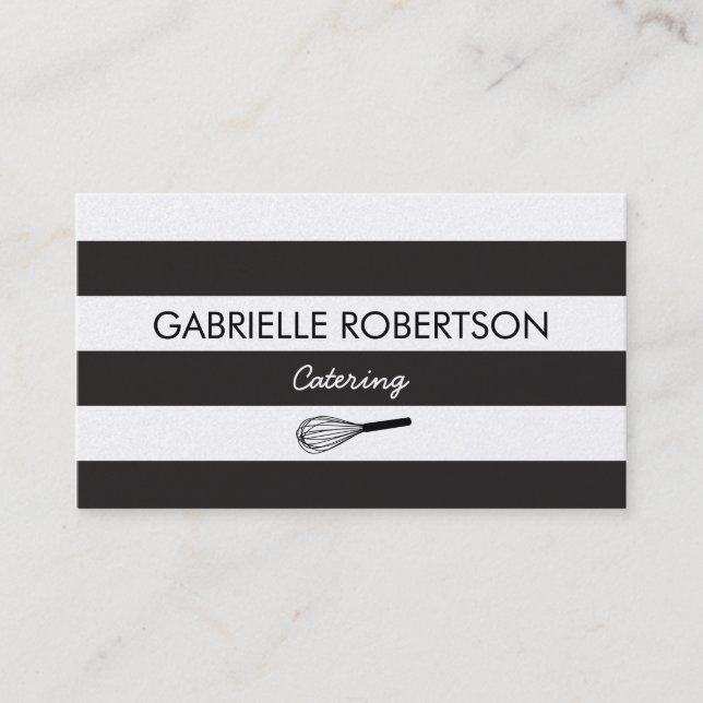 Catering business card (Front)