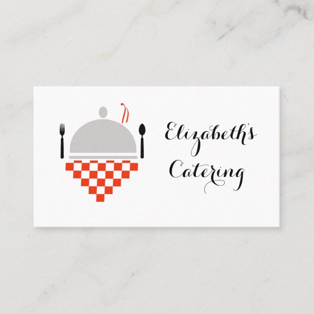 Catering Business Card (Front)