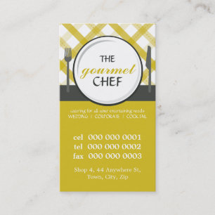 CATERING BUSINESS CARD :: table setting 10P