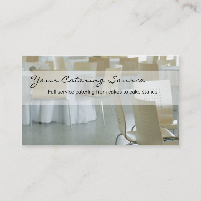 Catering Business Cards (Front)