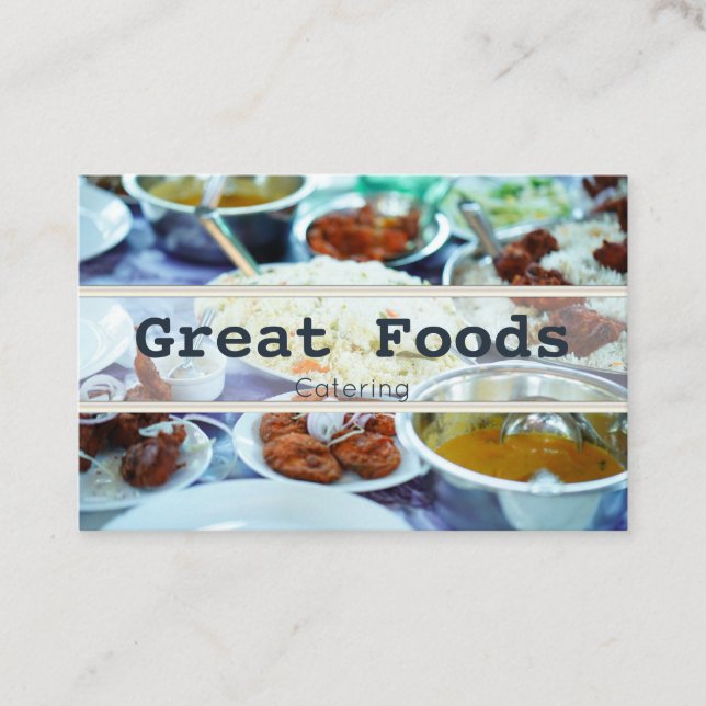 Catering business cards (Front)
