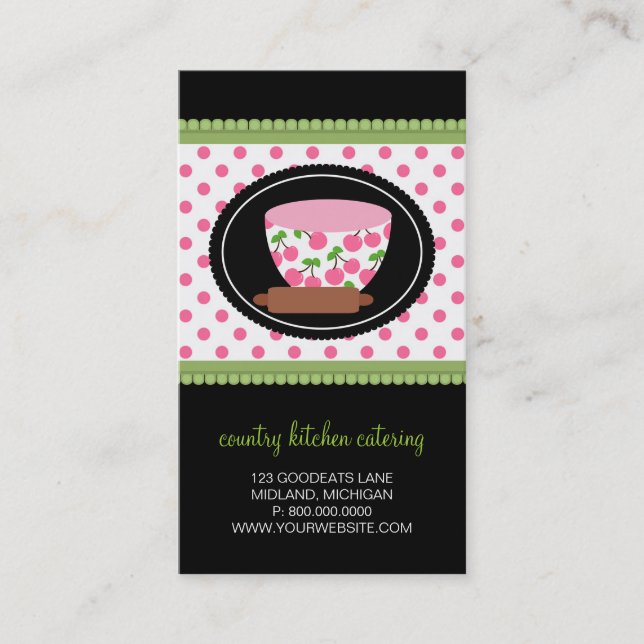 Catering Business Cards (Front)