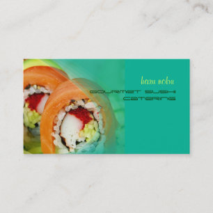Catering business, photo template business card