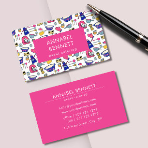Catering Cafe Restaurant Kitchen Business Card