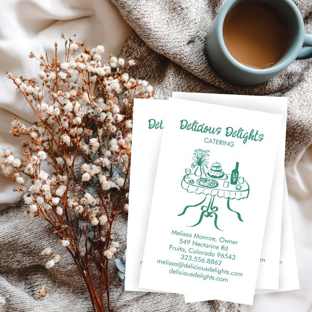 Catering Chef Event Planning Food Prep CUSTOM Business Card (Catering Chef Event Planning Food Prep CUSTOM Business Card
)