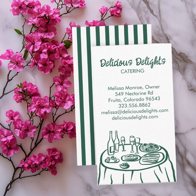 Catering Chef Event Planning Food Prep CUSTOM Business Card (Catering Chef Event Planning Food Prep CUSTOM Business Card
)