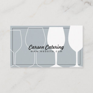 Catering Company Food Service Party Planner Business Card