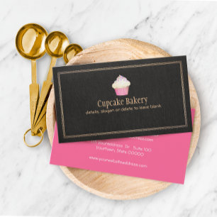 Catering Cupcake Bakery Pastry Chef Business Card