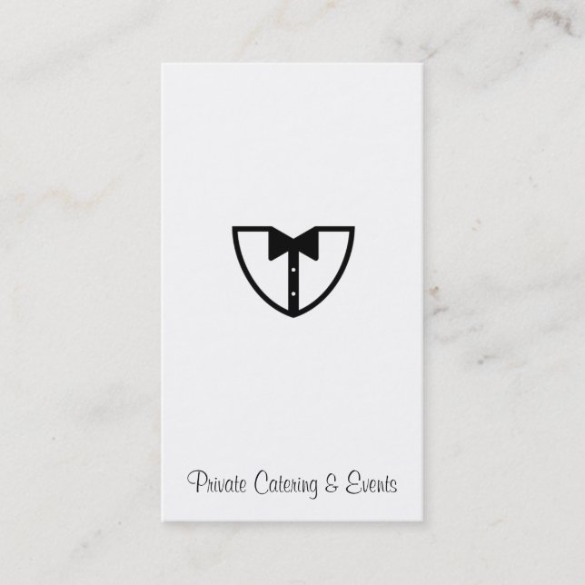 Catering & Events 2 Business Card (Front)