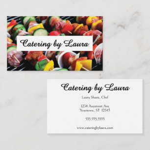 Catering Food Service Restaurant Cafe Bistro Business Card