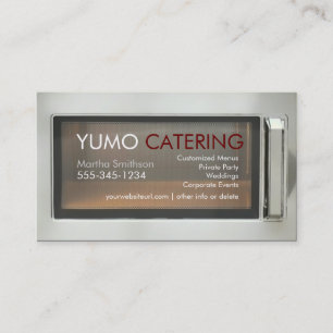 Catering Oven Hospitality Business Card