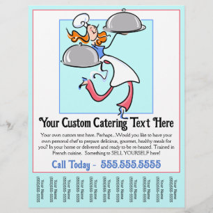 Catering Personal Chef Cook Tear Sheet Advertising