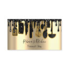 Catering Personal Chef Restaurant Drip Black Gold 