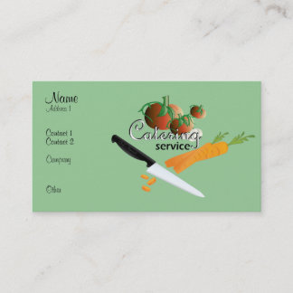 CATERING service Business Card