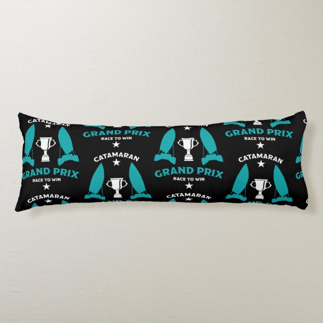 Catermaran Hydrofoil Sailboat Racing Body Cushion (Front)