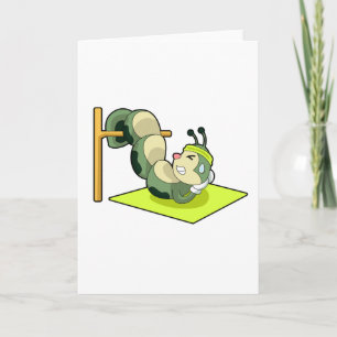 Caterpillar ABS Workout Fitness Card