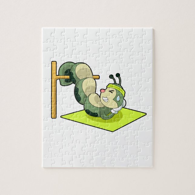 Caterpillar ABS Workout Fitness Jigsaw Puzzle (Vertical)