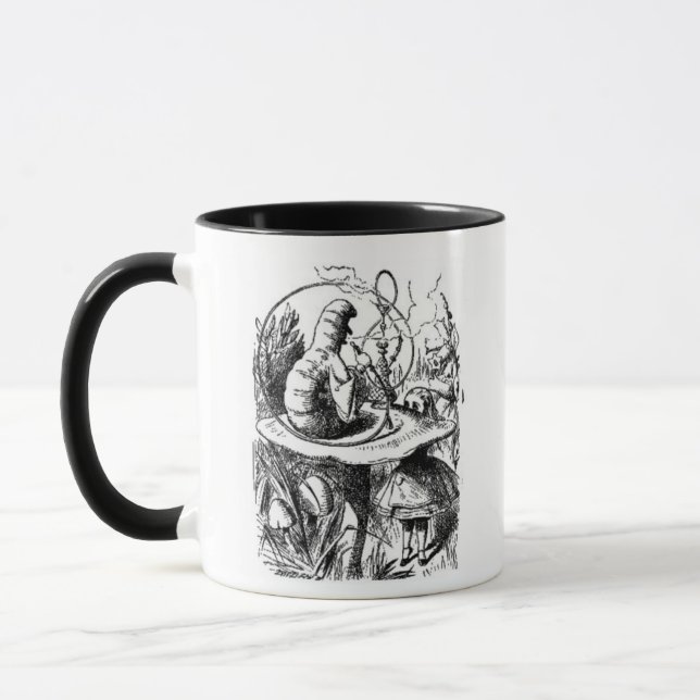 Caterpillar - Alice in Wonderland Mug (Left)