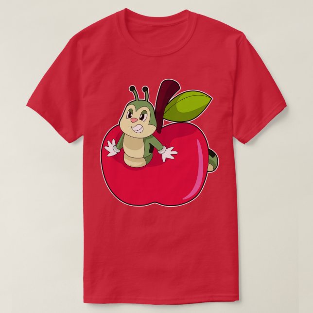 Caterpillar Apple T-Shirt (Design Front)