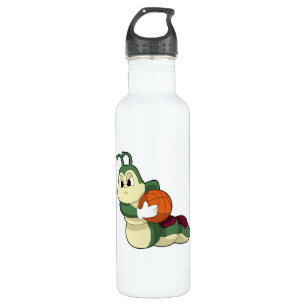 Caterpillar as Basketball player with Basketball 710 Ml Water Bottle