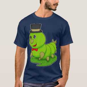 Caterpillar as Gentleman with Cylinder T-Shirt