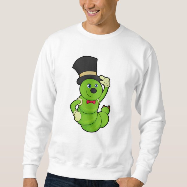 Caterpillar as Groom with Hat Sweatshirt (Front)