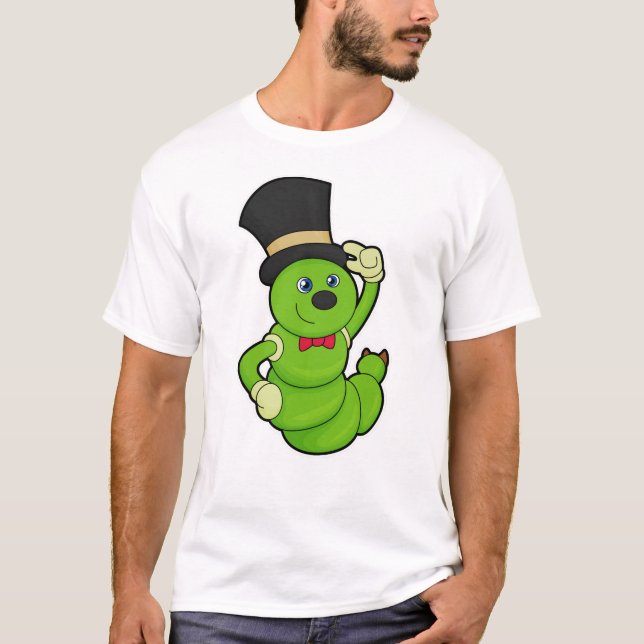 Caterpillar as Groom with Hat T-Shirt (Front)
