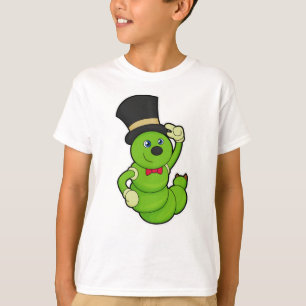 Caterpillar as Groom with Hat T-Shirt