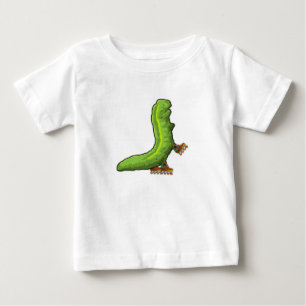 Caterpillar as Inline skater with Inline skates Baby T-Shirt