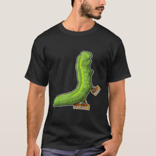 Caterpillar as Inline skater with Inline skates T-Shirt