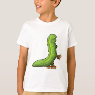 Caterpillar as Inline skater with Inline skates T-Shirt
