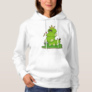 Caterpillar as King with Crown Hoodie