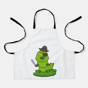 Caterpillar as Pirate with Sword Apron