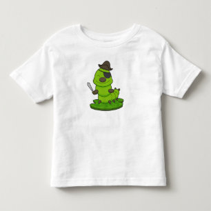 Caterpillar as Pirate with Sword Toddler T-Shirt