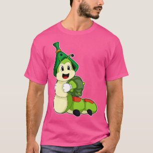 Caterpillar as Student with Backpack T-Shirt