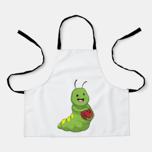 Caterpillar at Bowling with Bowling ball Apron